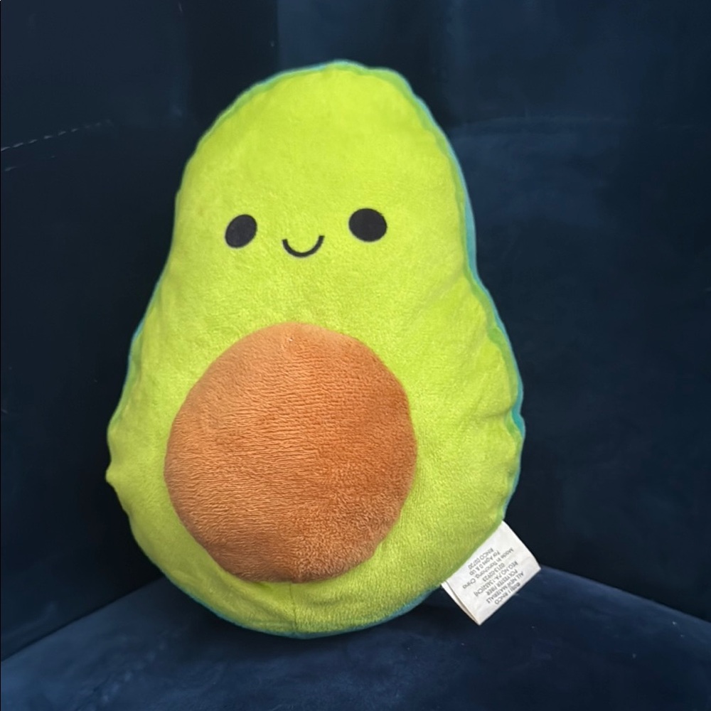 Plush Avocado Toy - Green and Brown